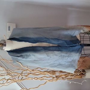 ZARA linen cotton blend wrap scarf